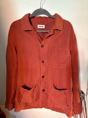 Taylor Stitch The Ojai Jacket in Rust Hemp  40 Men’s EUC